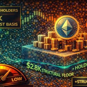 Ethereum Long-Term Cost Basis Holds Firm: Structural Floor Forms Near $2.8K