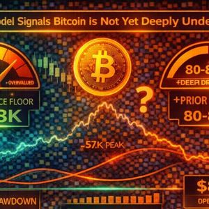 CVDD Model Signals Bitcoin Is Not Yet Deeply Undervalued: Drawdown Lags Historical Cycles