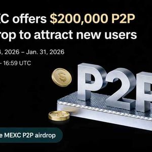 MEXC offers $200,000 P2P airdrop to attract new users