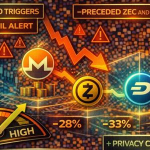 Monero Triggers Retail Alert That Preceded ZEC And DASH Drops As Privacy Coin Hype Returns