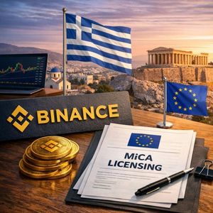 Binance Forms New Company In Greece, Moves Forward With MiCA Licensing