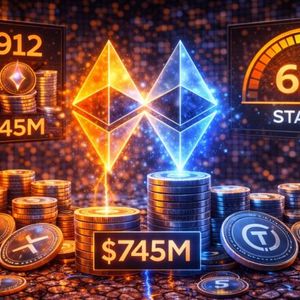 Bitmine Stakes Additional 250,912 Ethereum Worth $745M – 61% Is Now Staked