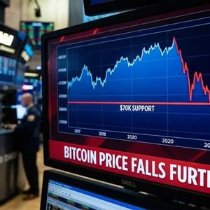 Bitcoin Price Falls Further, Raising Stakes At The $70K Support
