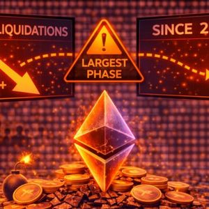 Ethereum Endures Historic Liquidation Week: Largest Sustained Liquidation Phase Since 2021