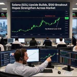 Solana (SOL) Upside Builds, $100 Breakout Hopes Strengthen Across Market