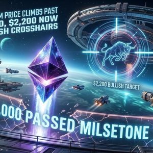Ethereum Price Climbs Past $2,000, $2,200 Now in Bullish Crosshairs