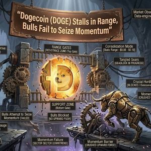 Dogecoin (DOGE) Stalls in Range, Bulls Fail to Seize Momentum