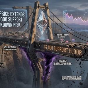 Ethereum Price Extends Losses, $2,000 Support Faces Breakdown Risk