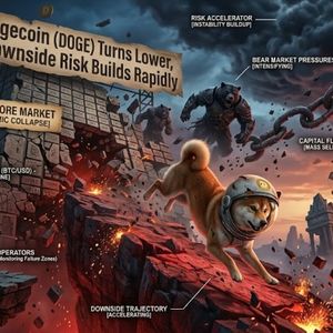 Dogecoin (DOGE) Turns Lower, Downside Risk Builds Rapidly