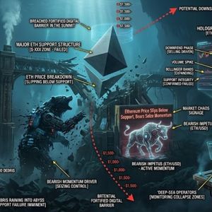 Ethereum Price Slips Below Support, Bears Seize Momentum