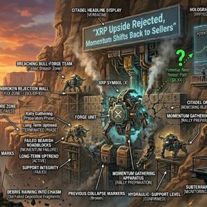 XRP Price Upside Rejected, Momentum Shifts Back to Sellers