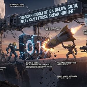 Dogecoin (DOGE) Stuck Under $0.10, Bulls Can’t Force Break Higher