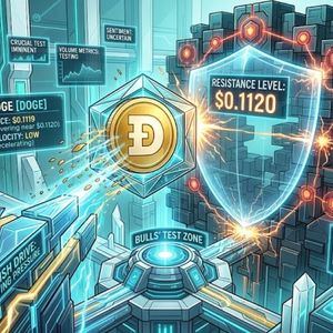 Dogecoin (DOGE) Slows Near $0.1120, Bulls Face Crucial Test