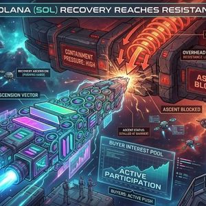 Solana (SOL) Rebound Faces Major Test Near Key Resistance Zone