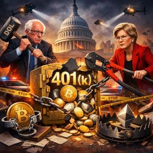 Crypto In 401(k)s: Senators Sanders, Warren Letter Warns $14 Trillion At Risk From DOL Proposal