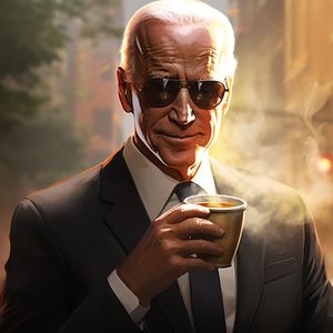 A Subtle Nod to Bitcoin? President Biden's 'Laser Eyes' Coffee Mug Sparks Crypto Community Buzz