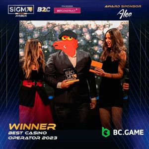 BC.GAME Reaffirms Leadership in Online Gaming with SiGMA’s “Best Casino Operator 2023” Award