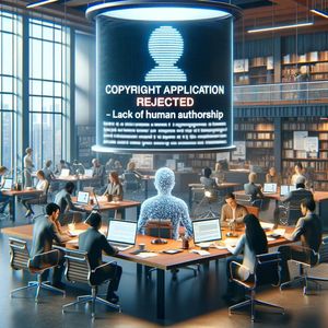 Denied Recognition – Copyright Office Rejects AI-Generated Work Application, Board Cites Lack of Human Authorship