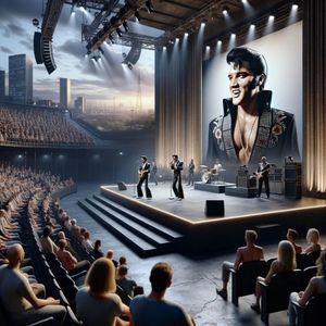AI Elvis Presley Takes the Stage – Unveiling the World’s First Immersive Concert Experience