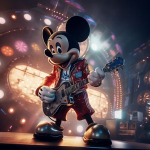 Mickey Mouse and Elvis Presley Return in the AI Age