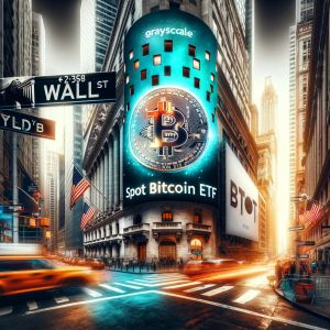 Grayscale’s spot Bitcoin ETF ad takes over NYC’s Wall Street