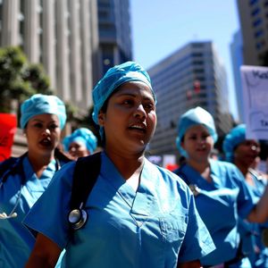 Nurses Protest Against the use of AI in Healthcare at Kaiser Permanente