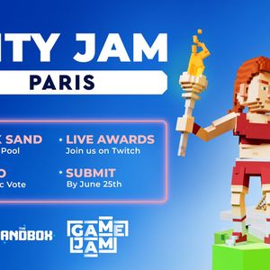 The Sandbox City Jam: Paris is offering rewards from a pool of 30,000 SAND tokens