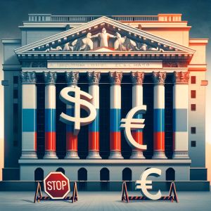 Moscow stock exchange ceases trading in dollar and euro