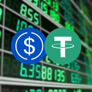 Stablecoins marked all-time volume records on turbulent trading day