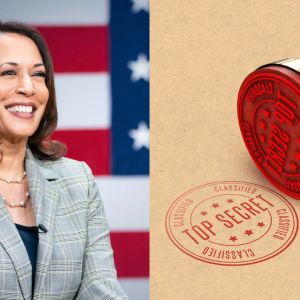 Who are the secret backers of Trump’s opponent, Kamala Harris?