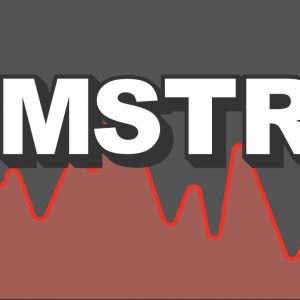 MicroStrategy stock, $MSTR, just fell a massive -35% from its peak on November 21st