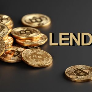 On-chain leverage through lending protocols back to levels from 2021 peak