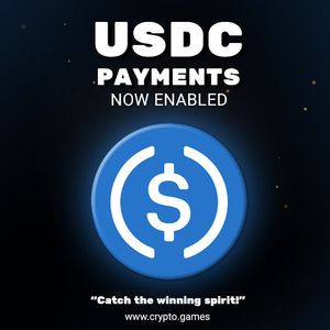 CryptoGames Introduces USD Coin (USDC) to Its Expanding List of Supported Cryptocurrencies