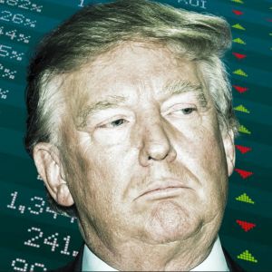 President Trump says “I’m not even looking at the stock market”