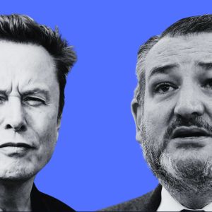Elon Musk appears in an interview with US senator Ted Cruz and Ben Ferguson