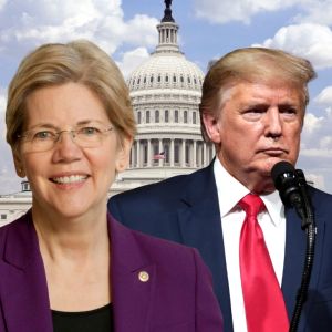 Elizabeth Warren uses Trump’s 100-day mark to spotlight 100 acts of corruption