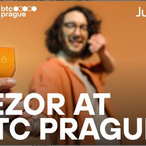 Trezor joins BTC Prague 2025 as one of the main partners