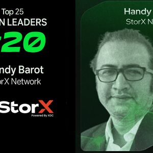 StorX Network Secures Spot Among Top 25 Global DePIN Leaders of 2025
