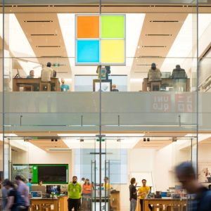 Microsoft is flagged as overbought with an RSI of 78.4 after a 2% gain this week