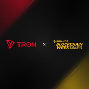 Justin Sun Appears Live on Binance Square Ahead of Binance Blockchain Week 2025; TRON DAO Participates as Gold Tier Sponsor