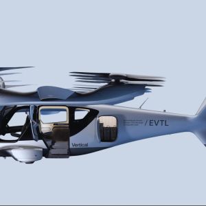 Vertical Aerospace displays its electric flying taxi in New York, carrying six passengers