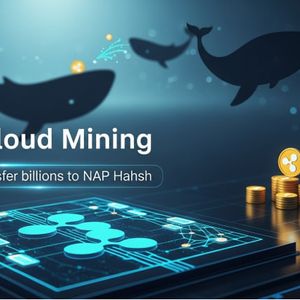 XRP Cloud Mining Sweeps in the limelight as Whales transfer billions to NAP Hahsh.