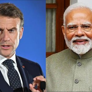 French President Macron meets with Indian Prime Minister Modi to establish a new strategic alliance between the nations