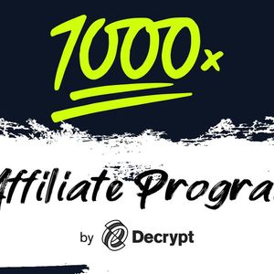 Decrypt’s 1000x Launches First-of-its-Kind Affiliate Program for Degens