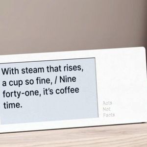 Tick Tock: Get A New Poem Every Minute From This AI Clock