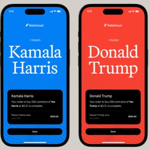 Robinhood Launches US Presidential Election Prediction Market—For Americans Only