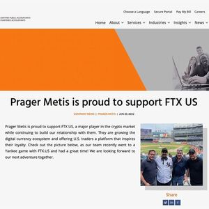 FTX’s Downfall Couldn’t Have Happened Without SBF’s Fraud – Or Prager Metis’ Audit Failure