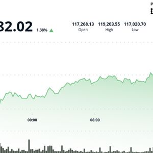Bitcoin Breaks $119, While XLM and HBAR Lead Altcoin Rally