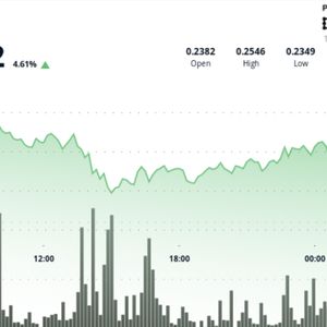 DOGE Jumps 7% on $200M Whale Buys as Futures Bets Top $3B