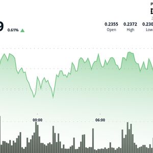 HBAR Slides 3% as Heavy Selling Pushes Token to $0.23 Support